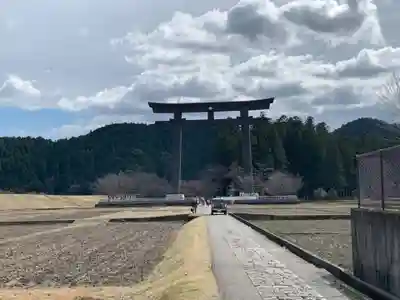 大斎原(熊野本宮大社旧社地)の鳥居