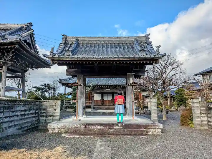蓮敬寺の山門・神門
