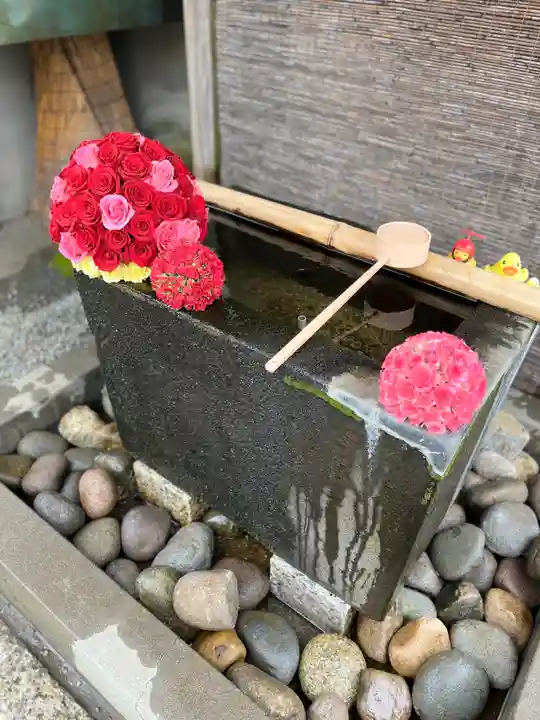 上尾御嶽神社の手水舎