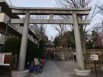 北澤八幡神社の鳥居