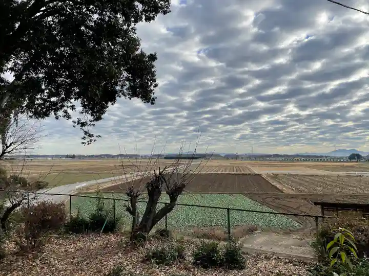 天狗山雷電神社の周辺