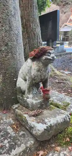 青麻神社の狛犬