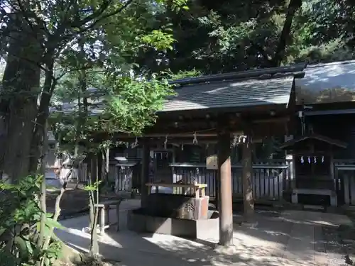 井草八幡宮の手水舎