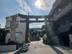 白山神社の鳥居