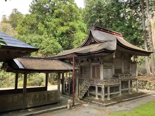 地主神社の本殿