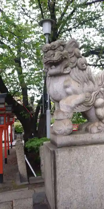 六孫王神社の狛犬