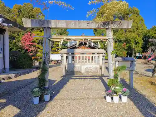 由乃伎神社の鳥居