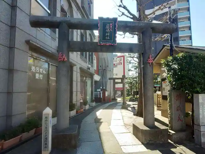 厳嶋神社の鳥居
