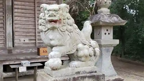 海上八幡宮の狛犬