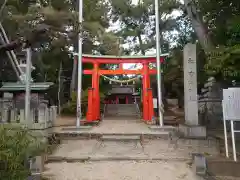 大岡白山神社の鳥居