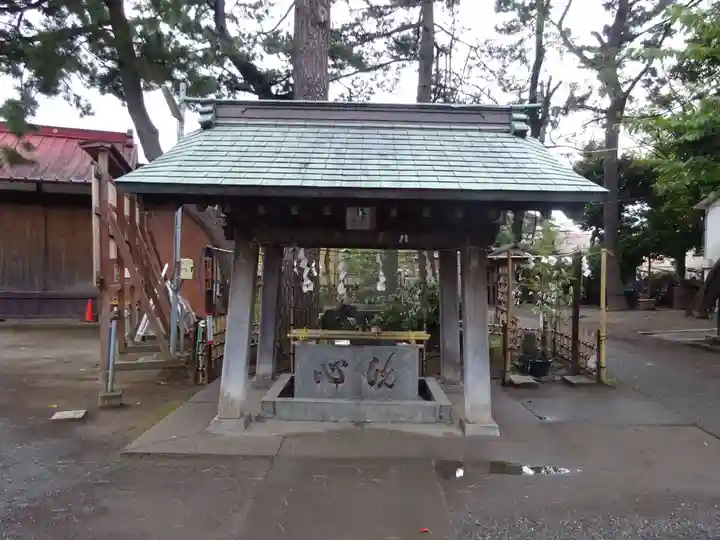 平塚三嶋神社の手水舎