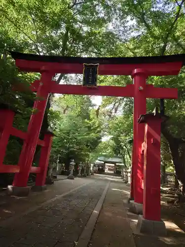 峯ヶ岡八幡神社の鳥居