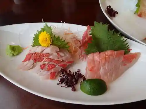 銚港神社の食事