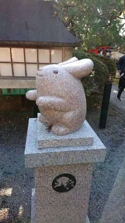 岡崎神社の狛犬