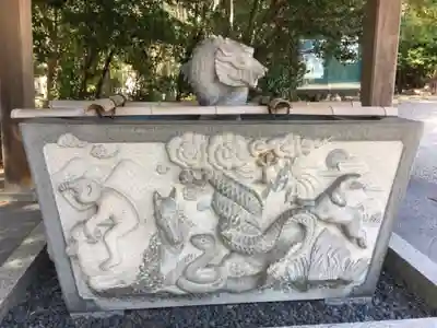 半城土天満神社の手水舎