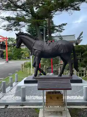 竹駒神社の狛犬