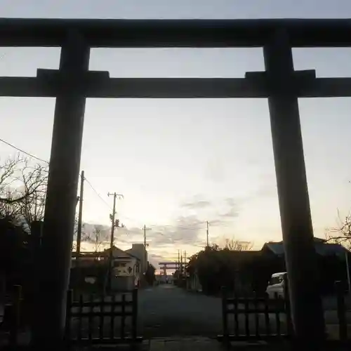 息栖神社の鳥居