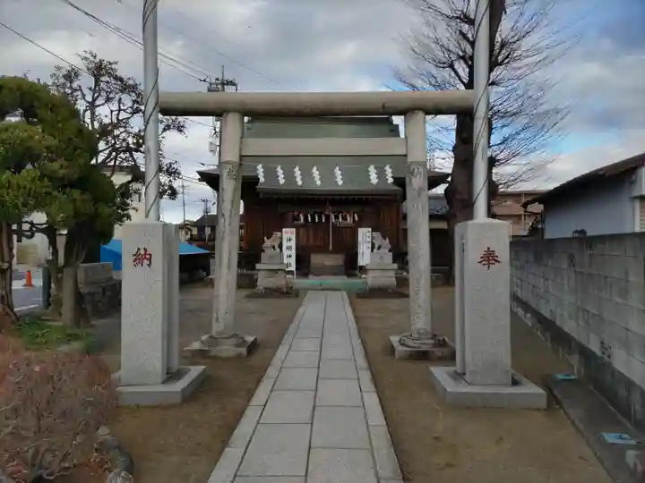 神明神社の鳥居