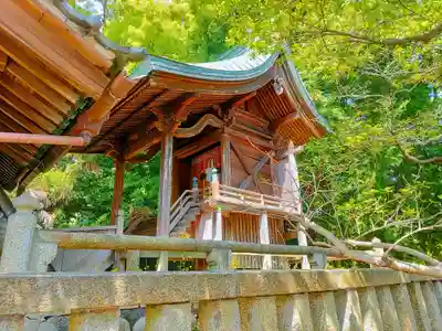 津嶋神社(萩原町西御堂)の本殿・本堂
