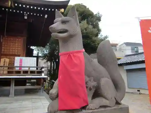 三輪里稲荷神社の狛犬