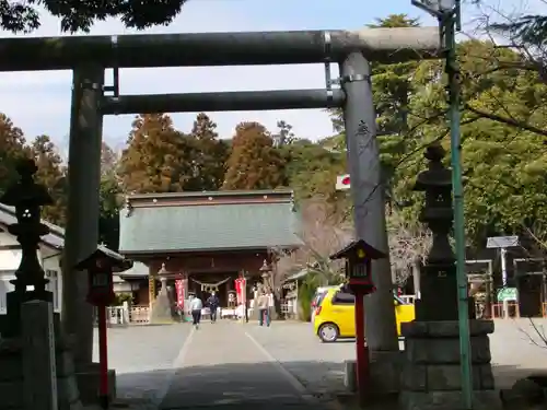 常陸第三宮　吉田神社の鳥居