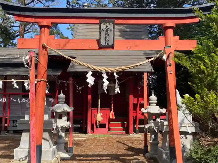 大更八坂神社の鳥居