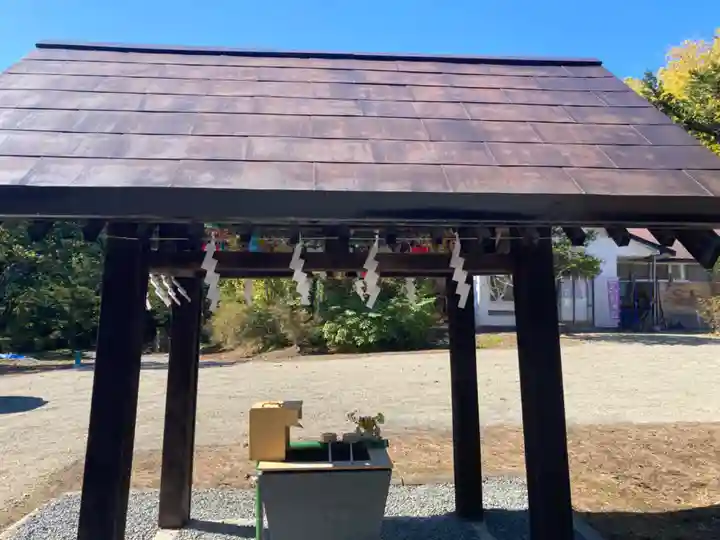 留辺蘂神社の手水舎