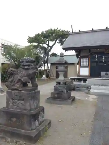 行徳神明神社（豊受神社）の狛犬