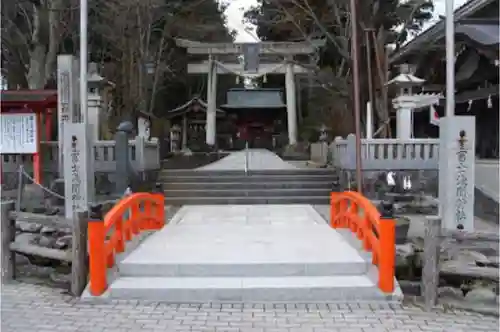 富士山東口本宮 冨士浅間神社の鳥居