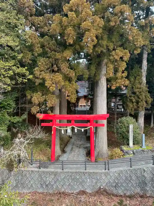 須山浅間神社の鳥居