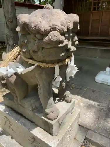 竹渕神社の狛犬