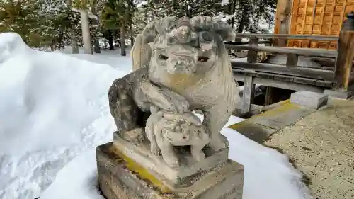 相馬妙見宮　大上川神社の狛犬