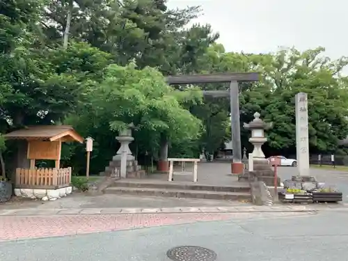 蒲神明宮の鳥居