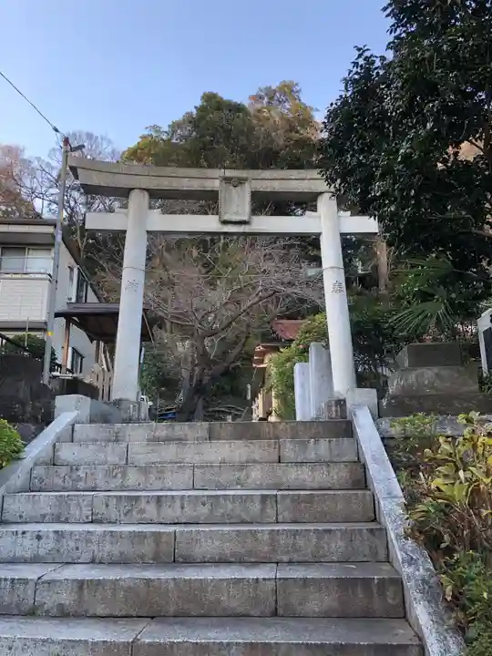 熊野神社(杉田・中原)の鳥居