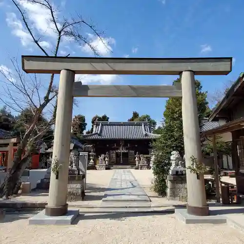 殖栗神社の鳥居