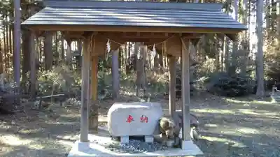鹿島静神社の手水舎