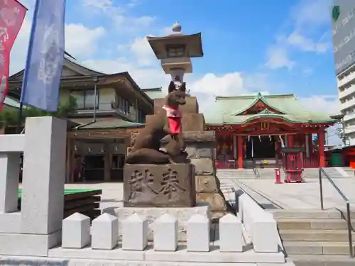 東京羽田 穴守稲荷神社の狛犬