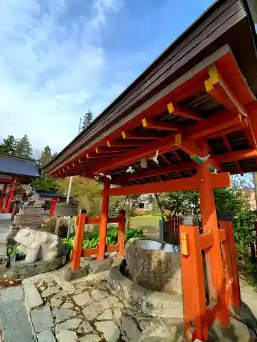 大鏑矢神社の手水