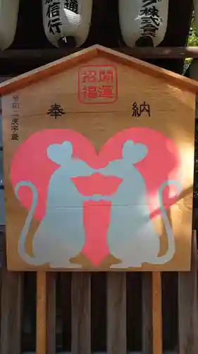 伊勢神社の絵馬