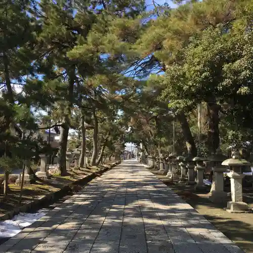 長浜八幡宮の景色