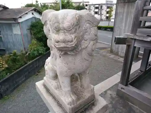 川成島浅間神社の狛犬