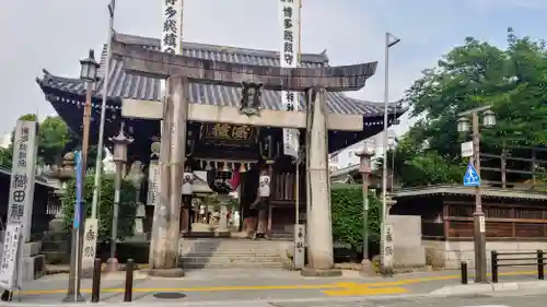 櫛田神社の鳥居