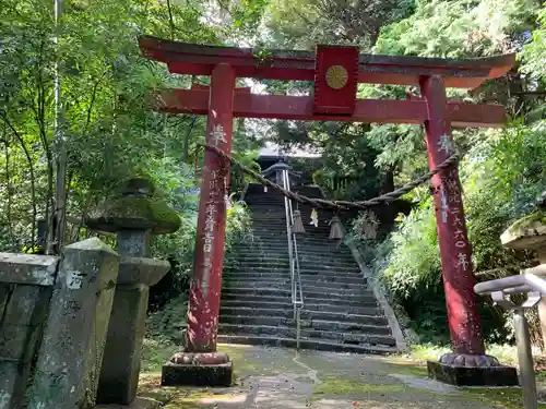 柞原八幡宮の鳥居