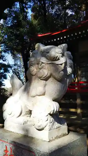 小林鳥見神社の狛犬