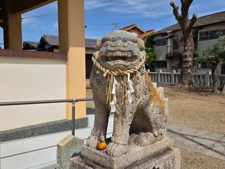 崎宮神社の狛犬