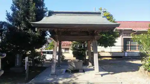 舘氷川神社の手水舎