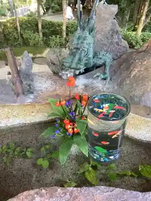 白山宮の手水舎