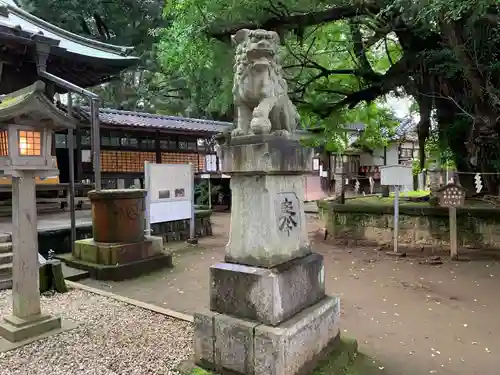 野木神社の狛犬