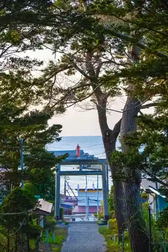 尻岸内八幡神社の鳥居