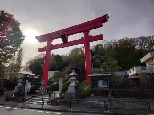 武州柿生琴平神社の鳥居